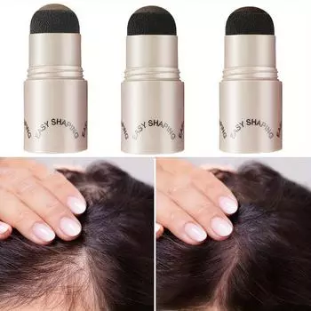 3-цветные тени для линии роста волос, трехмерное контурирование, водостойкие и устойчивые к поту, пудра для линии роста волос