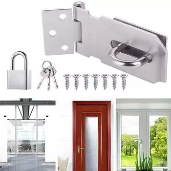 3-дюймовая дверная застежка, противовзломный дверной замок, легкая установка