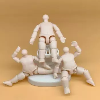 3-дюймовая кукла BJD с телом 6,3 см, реалистичными руками, макияжем ручной работы и аксессуарами принцессы See image for size