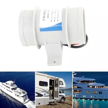 3-дюймовый 12 В бесшумный встроенный вентилятор встроенный морской трюмный вентилятор для яхт лодок циркуляция воздуха белый