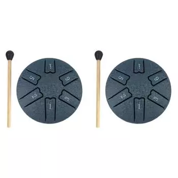 3-дюймовый 6-дюймовый барабан для дождя для наружного стального барабана для языка для йоги (Розовый Серый)