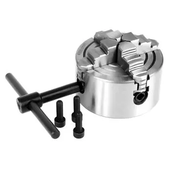 3-дюймовый K72-80 4-кулачковый независимый и реверсивный патрон для токарного станка по металлу, аксессуары для токарных станков