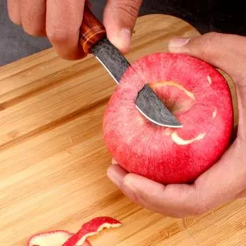 3-дюймовый кухонный нож для обвалки, поварские ножи, нож для мяса, фруктов, рыбы, ручка из АБС-пластика, ручной ковки, нож для разделки мяса с чехлом