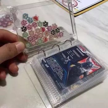 3-дюймовый мини-переплет для фотокарт Kpop, переплетная машина для книг, прозрачный акриловый фотоальбом, фотоальбом для фотографий, домашний декор