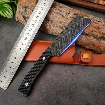 3-дюймовый мясницкий нож для обвалки мяса, топор для резки мяса, овощей, рыбы, кухонный нож с ручкой из нержавеющей стали, тяжелый нож повара