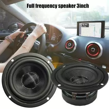 3-дюймовый полночастотный динамик HIFI 4 Ом 15 Вт стекловолоконный тканый басовый громкоговоритель большой магнитный