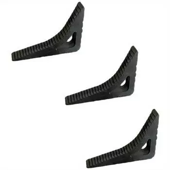 3 дверных и оконных упора, гибкий резиновый дверной упор, отмеченный наградами дверной клиновой упор, защитный декоративный дверной упор в нижней части двери чёрный