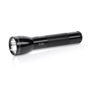 3-е поколение MAGLITE 2D LED Maglite Black AA щелочные батареи Max 524 [Цвет корпуса черный] ST23016, [2 / яркость люмен] [Бывший в употреблении] чёрный