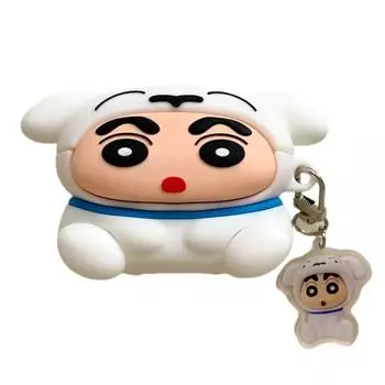 3 Generation Second Generation and Third Generation Airpodspro Wireless Bluetooth Earbuds Case 4 Generation 5 Generation Silicone Drop-Resistant AirPods 4 [Xiao Bai Xiao Xin] + pendant