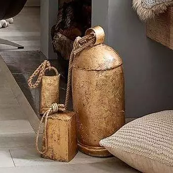 3 гигантских коровьих колокольчика, идеи рождественских подарков, винтажные деревенские гигантские колокольчики гармонии для гирлянды, венка, рождественского декора, подвесного подарка, Ноя, ведьмы