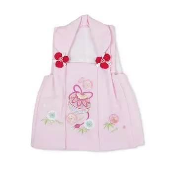 3 года назад Одиночный великолепный Kyoto New Light Pink Pink x [Amatemari] Shichi-Go-San девчачье пальто, Предмет, Вышивка, Hanahime, Mari, Bell, Классический,