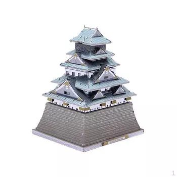 3 головоломки, японский замок, архитектурная модель здания, сделай сам, 3D сборка, фигурка, статуя, декор