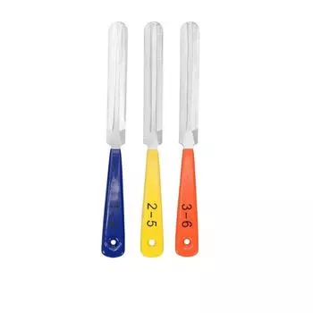 3 Guitar Gauged Nut Saddle Files Fret Crowning Slot Filing Luthier Repair Tool