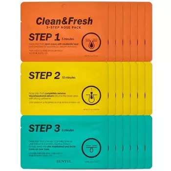3-х этапный тампон для носа Clean & Fresh, 1 упаковка, 7 шт.