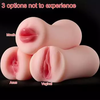 3-х предметные карманные секс-игрушки для кисок, мужские мастурбаторы, секс-куклы, реалистичная киска с карманом для рта, анальные и вагинальные игрушки, силиконовые секс-куклы Anus