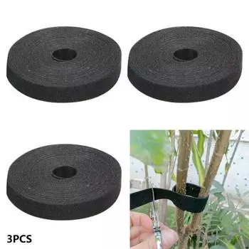 3-х рулонная кабельная стяжка. Большая экономия места. Простота установки. Регулируемое многоразовое хранение. Толстая самоклеящаяся лента. 12 mm красный