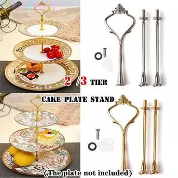 3-х уровневая подставка для кексов, держатель для фруктовых тарелок, десертов, закусок, конфет, фуршетная стойка, башня для рождественских свадебных вечеринок, тортов, десертов