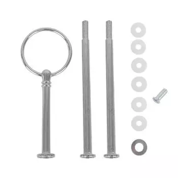 3-х уровневая подставка для торта, фурнитура, корона, металлический фитинг, ручка, стержень, поднос для вечеринки, еда для торта, десерт, подставка для кексов, держатель для торта без тарелки золотой