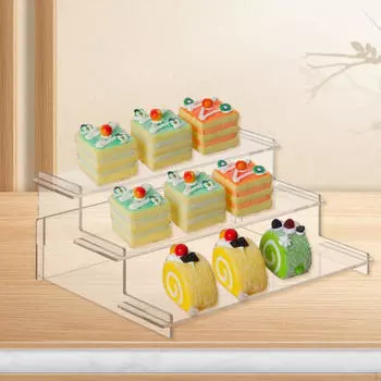 3-х уровневая прозрачная акриловая подставка для духов с героями мультфильмов для кухни и выпечки S