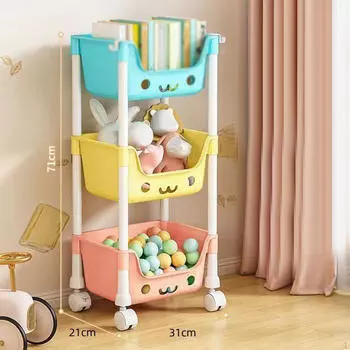 3-х уровневая тележка для хранения и организации на кухне Style B