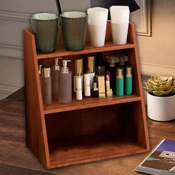 3-х уровневая винтажная полка-дисплей, настольный органайзер, подставка для чашек, отдельно стоящий туалетный столик