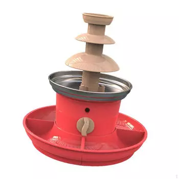 3-х уровневый шоколадный фонтан электрический фондю для вечеринок, дней рождений