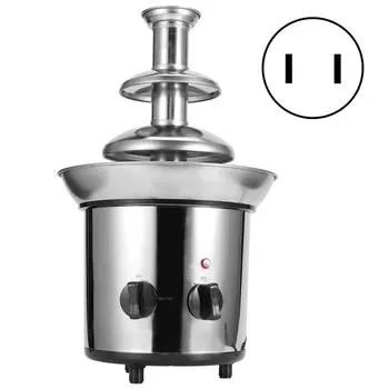 3-х уровневый шоколадный фонтан, фондюшница для свадеб, вечеринок, кофейни, украшения, США 110 В