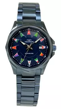 3 Hand Date Watch T9B99NN Blue [Technos] Men s синий