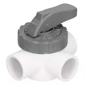 3-ходовой клапан для бассейна, распределительный клапан для бассейна, спа, сменные вспомогательные фитингиV40?3A