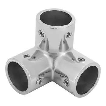 3-ходовой угловой фитинг из нержавеющей стали, трубный соединитель, боковой выходной патрубок 1 дюйм
