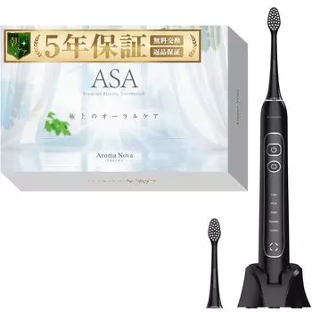 3 и электрическая ультразвуковая зубная щетка IPX7 водонепроницаемая [контролируемые стоматологи, врачи, гигиенисты] зубная щетка, зубная щетка, [японская компания] (черный,