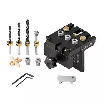 Набор дюбелей 3 в 1, локаторы перфоратора, практичные для прямых отверстий, износостойкие, удобные, точные