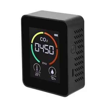 3 in 1 CO2 Meter Real-Time Monitoring Air Quality Monitor Air Quality Testing