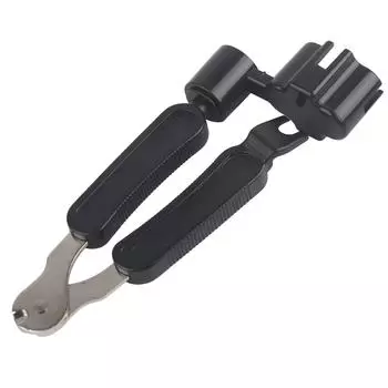 3-in-1 String Peg Winder Cutter Bridge Pin Puller for Bass Guitar