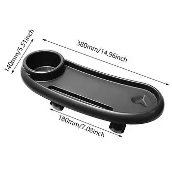 3 In 1 Stroller Cup Holder Antislip Milk Bottle Cup Holder Stroller Snack Catcher and Drink Holder for Stroller Accessories белый