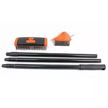 3 In 1 Weed Brush Gardening Cleaning Tool Set Multifunctional Multi-Head Wire Brush