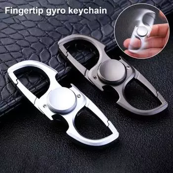 3 в 1 цинковый сплав из нержавеющей стали для снятия стресса гироскоп на кончике пальца портативная открывалка для бутылок B