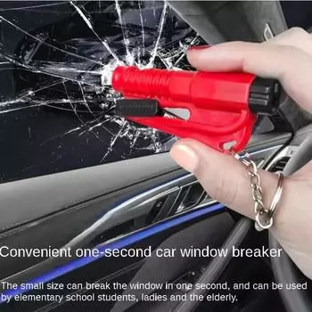 3 IN 1Car Safety Hammer Mini Car With A Multi-functional Escape Hammer To Break The Glass Rescue Hammer Car Window One Second