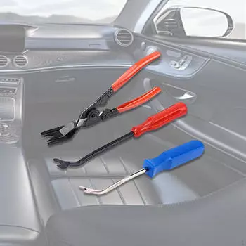3 инструмента для снятия автомобильной дверной панели, набор инструментов для автоматической отделки, съемник крепежа для литьевого автомобиля