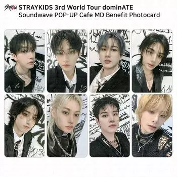 3-й мировой тур Stray Kids доминирует в Soundwave POP-UP Cafe MD Benefit Photocard Changbin