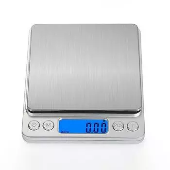 3 кг/0,1 г кухонные цифровые весы с ЖК-дисплеем, электронные весы для еды, почтовые весы серебряный серый