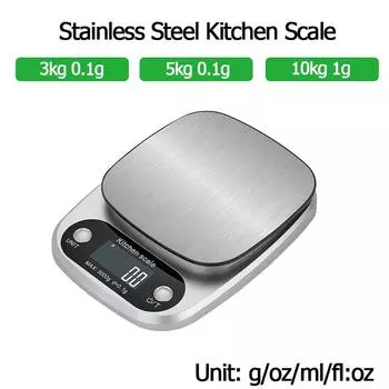 3 кг/5 кг/10 кг кухонные весы цифровые ЖК-электронные весы 1 г/0,1 г для пищевых весов измерение веса Libra Postal