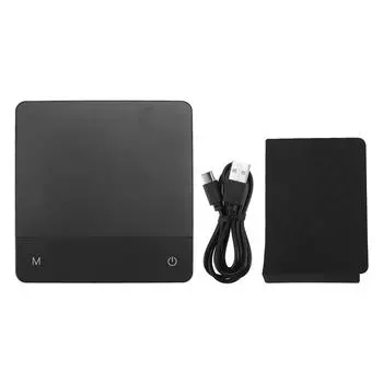 3 кг электронные весы для кофе цифровые перезаряжаемые весы для кофе с индикацией времени с противоскользящим покрытием и теплоизоляцией