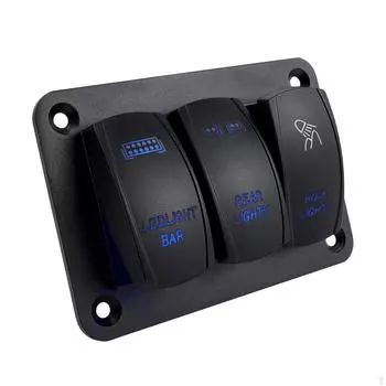 3-клавишная панель переключателей, простая установка, практичная замена предварительно подключенной световой панели для автомобилей