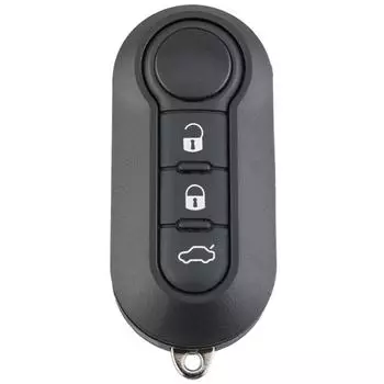 3 кнопки дистанционного управления, складной автомобильный ключ, замена, подходит для Fiat 500 Panda Punto Bravo