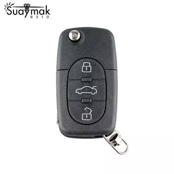 3 кнопки для Aud A1 A2 S2 A3 S3 A4 S4 A6 S6 A8 TT, автомобильный чехол для ключей, держатель CR2032/HAA 1pc