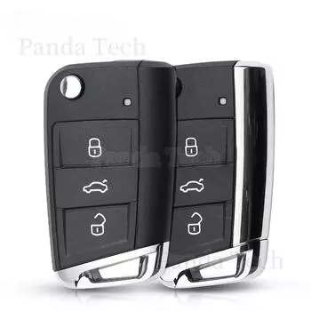 3 кнопки для дистанционного ключа автомобиля VW для Volkswagen VW Skoda Octavia A7 Golf 7 MK7 Passat Beetle Polo Bora для Seat Leon для Seat чёрный