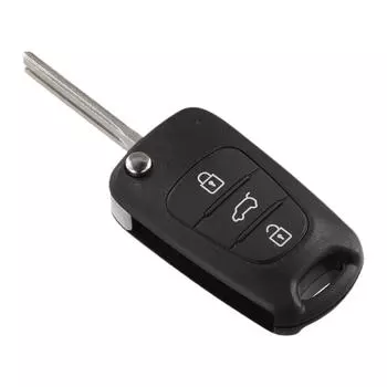 3 кнопки откидной дистанционный ключ автомобиля чехол для Hyundai i10 i20 i30 ix20 ix30 для Kia Ceed Picanto Sportage Amanti Sorento автомобильный брелок чехол 3 Buttons