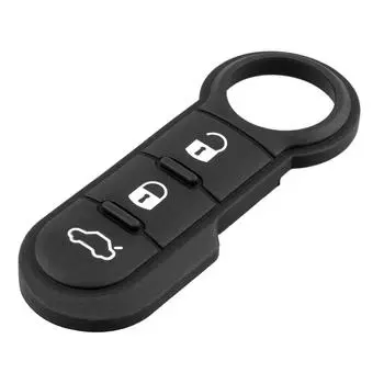 # 3 кнопки откидной дистанционный ключ кожа дистанционный ключ автомобиля панель для Fiat 500 Panda Abarth Pun