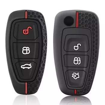 3 кнопки силиконовый автомобильный пульт дистанционного управления брелок чехол чехол для Ford Ranger C-Max S-Max Focus Galaxy Mondeo Transit Tourneo Custom белый